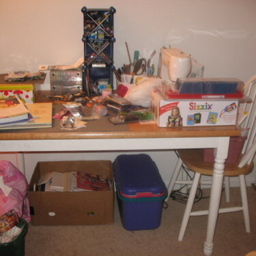 My scrap table