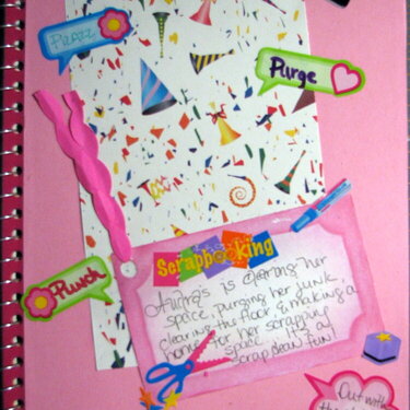 1st Mini Challenge Altered Notebook