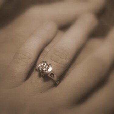 A better picture of my engagement ring!  :-)