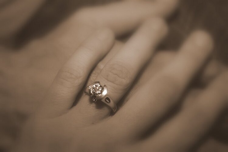 A better picture of my engagement ring!  :-)