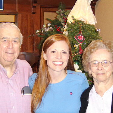 Grandpa Jim, Me, and Grandma Ruth