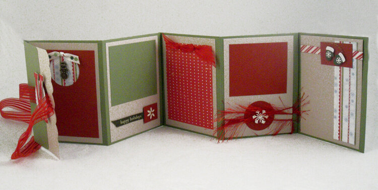 Accordion Christmas Card