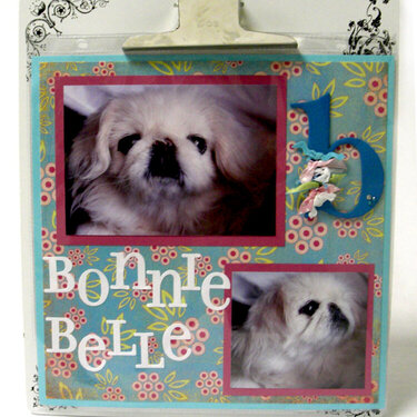 Bonnie Belle Layout on Inspiration Clipboard