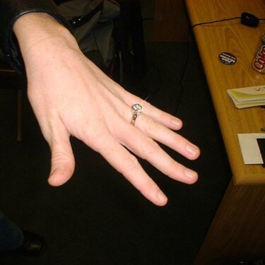 RYAN PROPOSED!!!!  This is the ring!