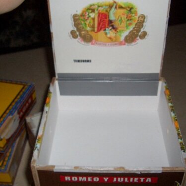 cigar boxes before alter!