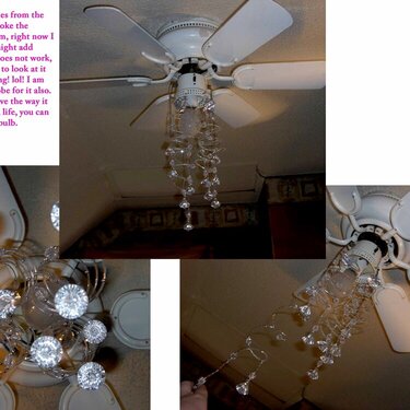 Fan chandelier