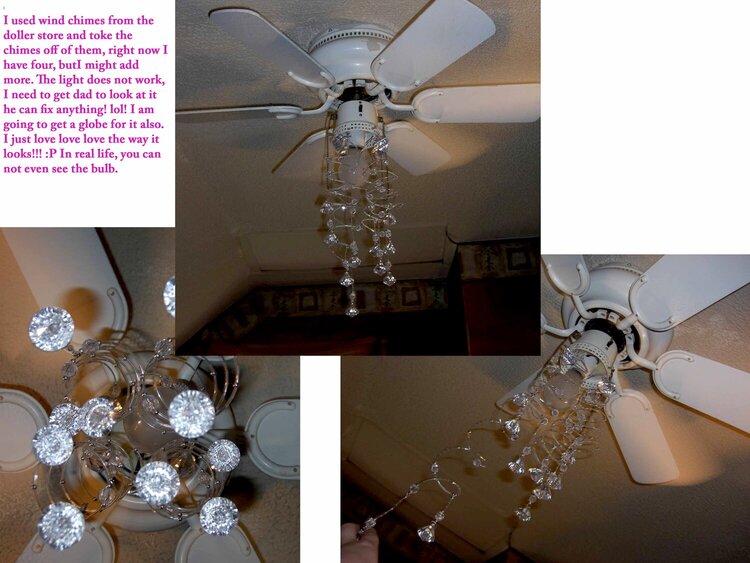 Fan chandelier