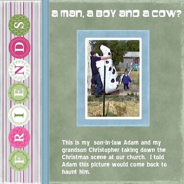 A Man, A Boy and A Cow?