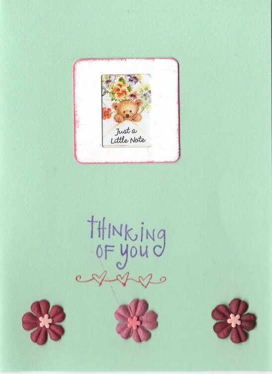 Thinking of you card