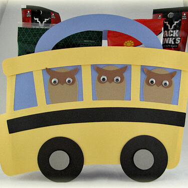 School Bus snack bag for TAD