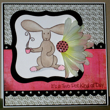 Flopsey &quot;Two Pot Day&quot; card
