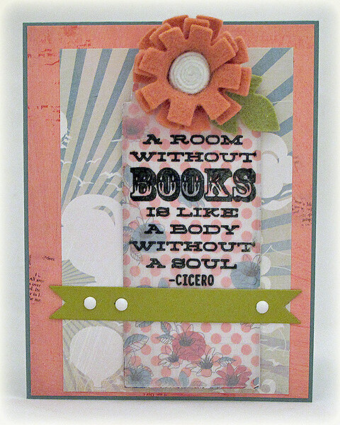 Room Without Books Bookmark Card