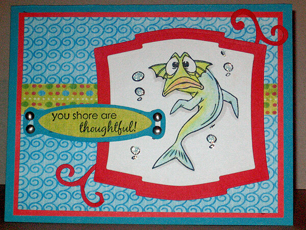 GKD Quite a Catch thank you card