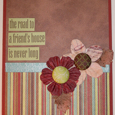 Road to a Friend&#039;s House card