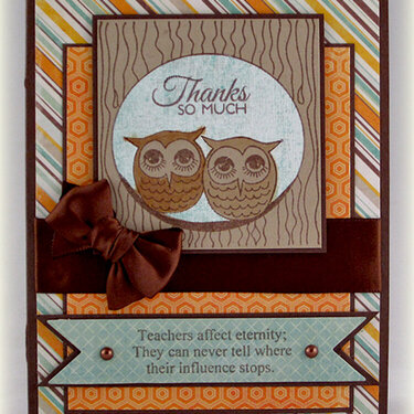 Owl Thanks So Much for Teacher Appreciation Day