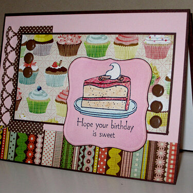 Sweet Birthday (card for MFT&#039;s 4th Birthday)