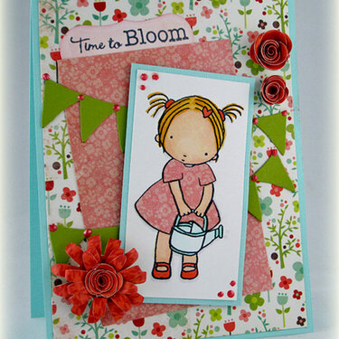 Time to Bloom card