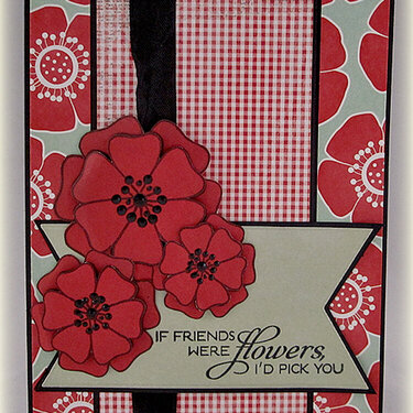 If Friends Were Flowers card