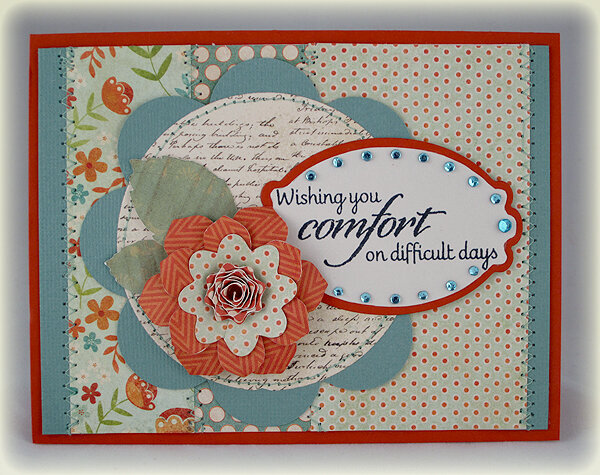 Wishing You Comfort card for VLV challenge