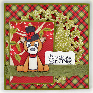 Christmas Greetings Reindeer
