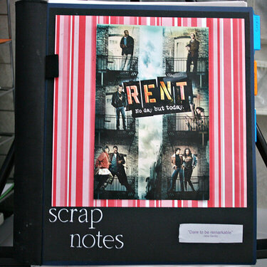 Altered Notebook: Scrap Notes