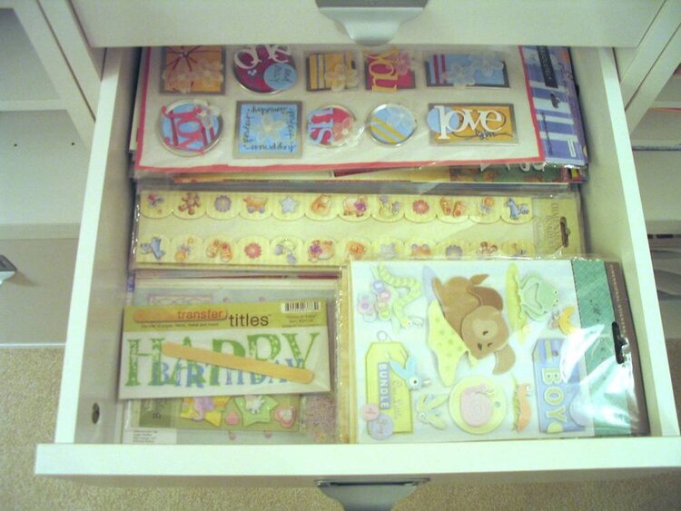 3D, Borders, stickers, etc drawer