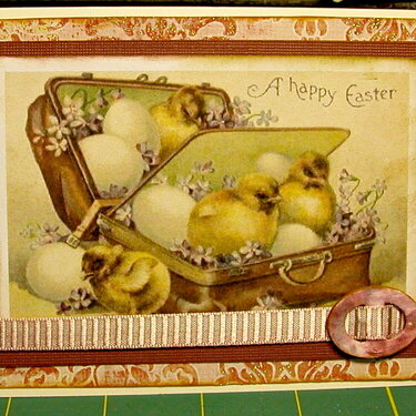 Vintage Easter card 2014