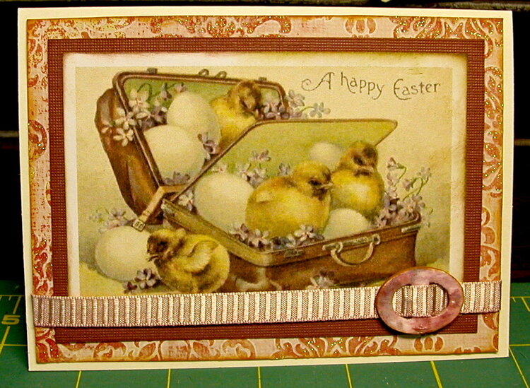 Vintage Easter card 2014