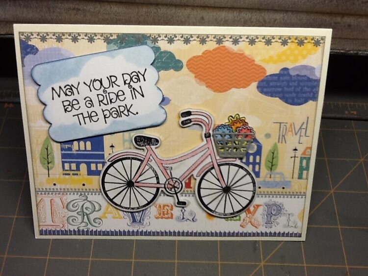 Bicycle birthday card
