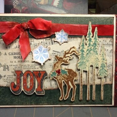 Christmas Joy Easel card