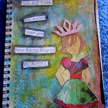sparkle journal page