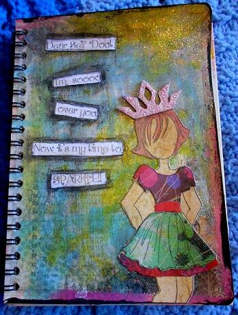 sparkle journal page