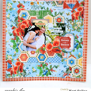 Graphic 45 &quot;Home Sweet Home&quot; 12 x 12 Layout