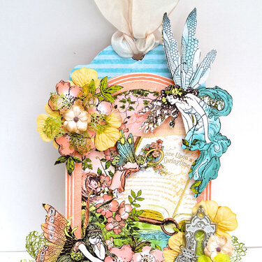 Graphic 45 &quot;Once Upon a Springtime&quot; Tag