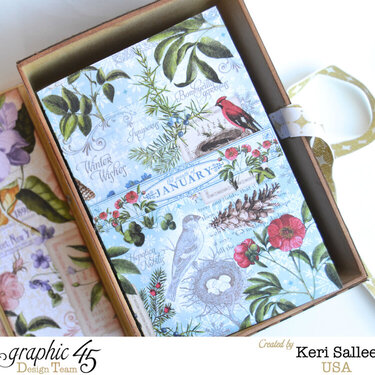 Graphic 45 &quot;Time to Flourish&quot; Art Dare Altered Book Box