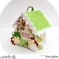 Graphic 45 "Twas the Night Before Christmas" House Ornament