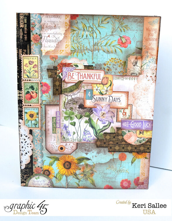Graphic 45 &quot;Time to Flourish&quot; Altered Planner