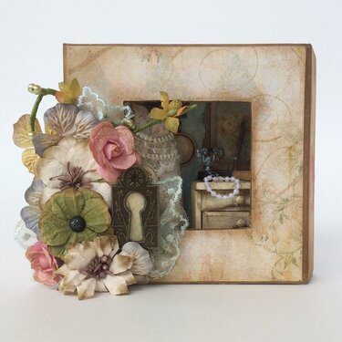 Graphic 45 &quot;Baby to Bride&quot; Miniature Altered Mixed Media Box