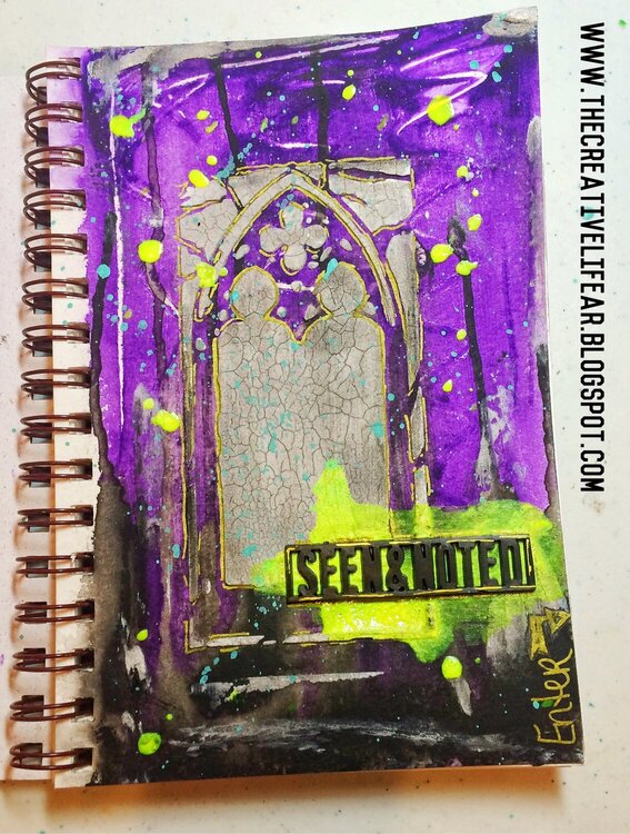 Art Journal Piece featuring &quot;Cathedral of LOVE&quot; by Rebekah Meier