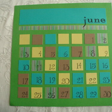 June calendar