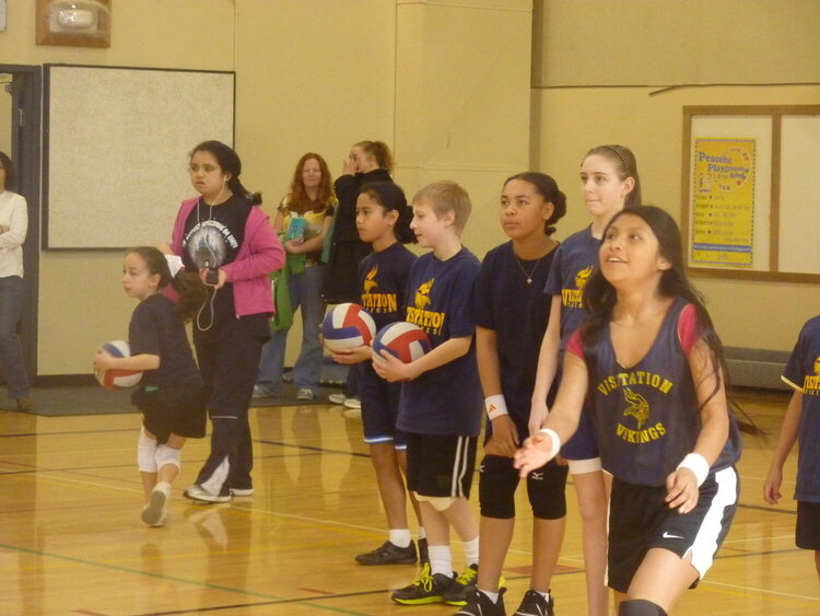 5/6 th grade volleyball team.