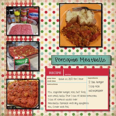 Porcupine Meatballs