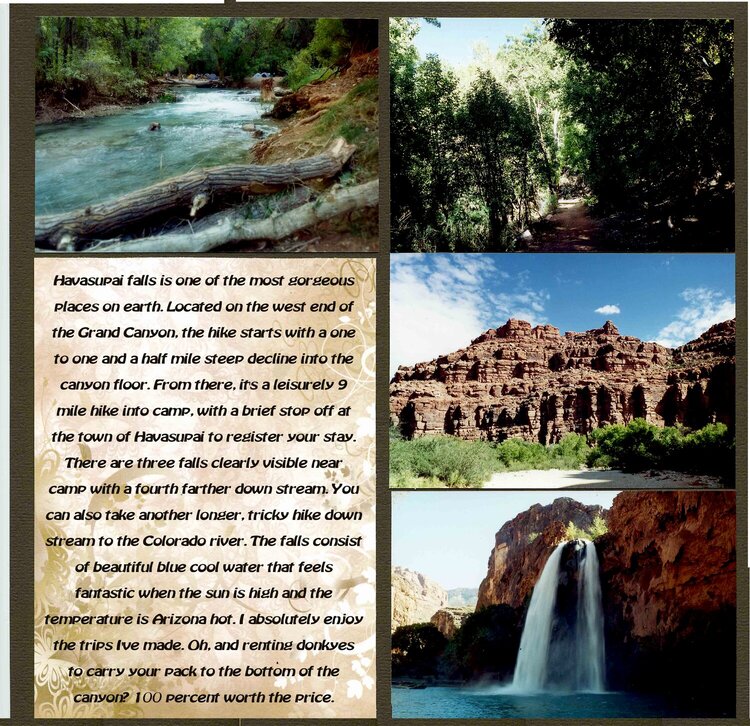 Havasupai falls page 2