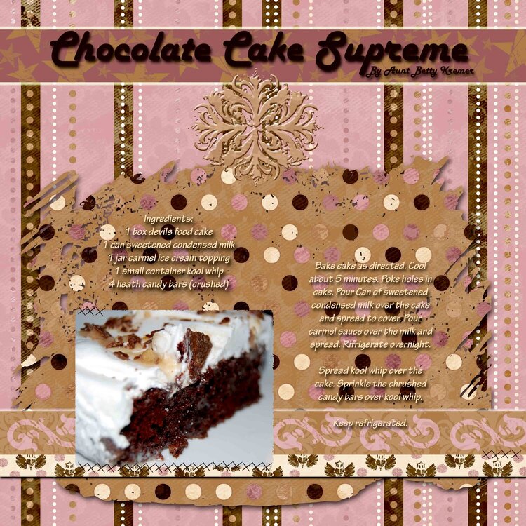Chocolate Cake Supreme