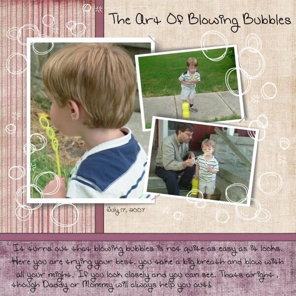 The Art Of Blowing Bubbles