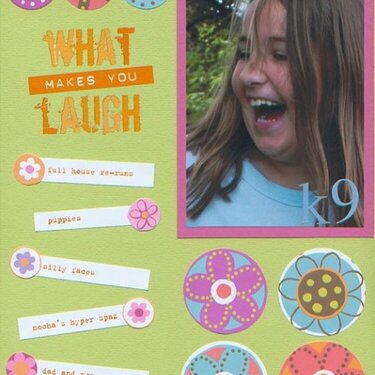 &lt; What Makes You Laugh &gt;