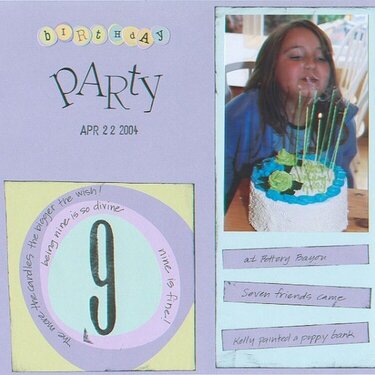 < 9th Birthday Party >