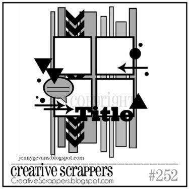 Creative Scrappers Sketch 252