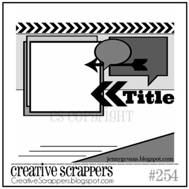 Creative Scrappers Sketch 254