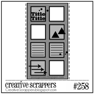 Creative Scrappers Sketch 258